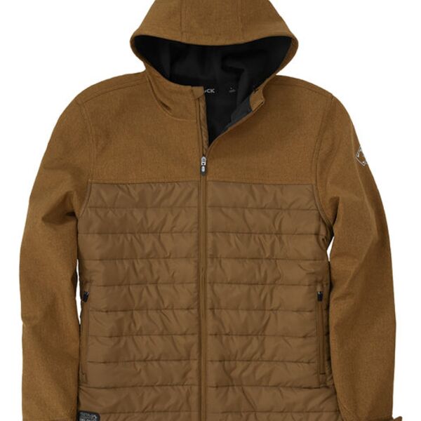 Men's Pinnacle Puffer Body Softshell Hooded Jacket Thumbnail