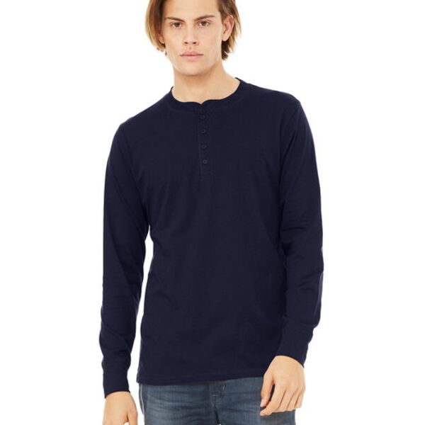 Men's Jersey Long-Sleeve Henley Thumbnail